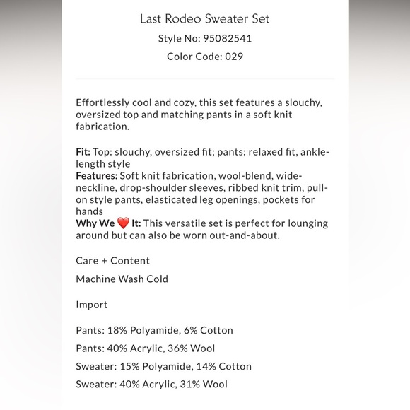 Free People Last Rodeo Sweater Only Size S NWT - Picture 5 of 17